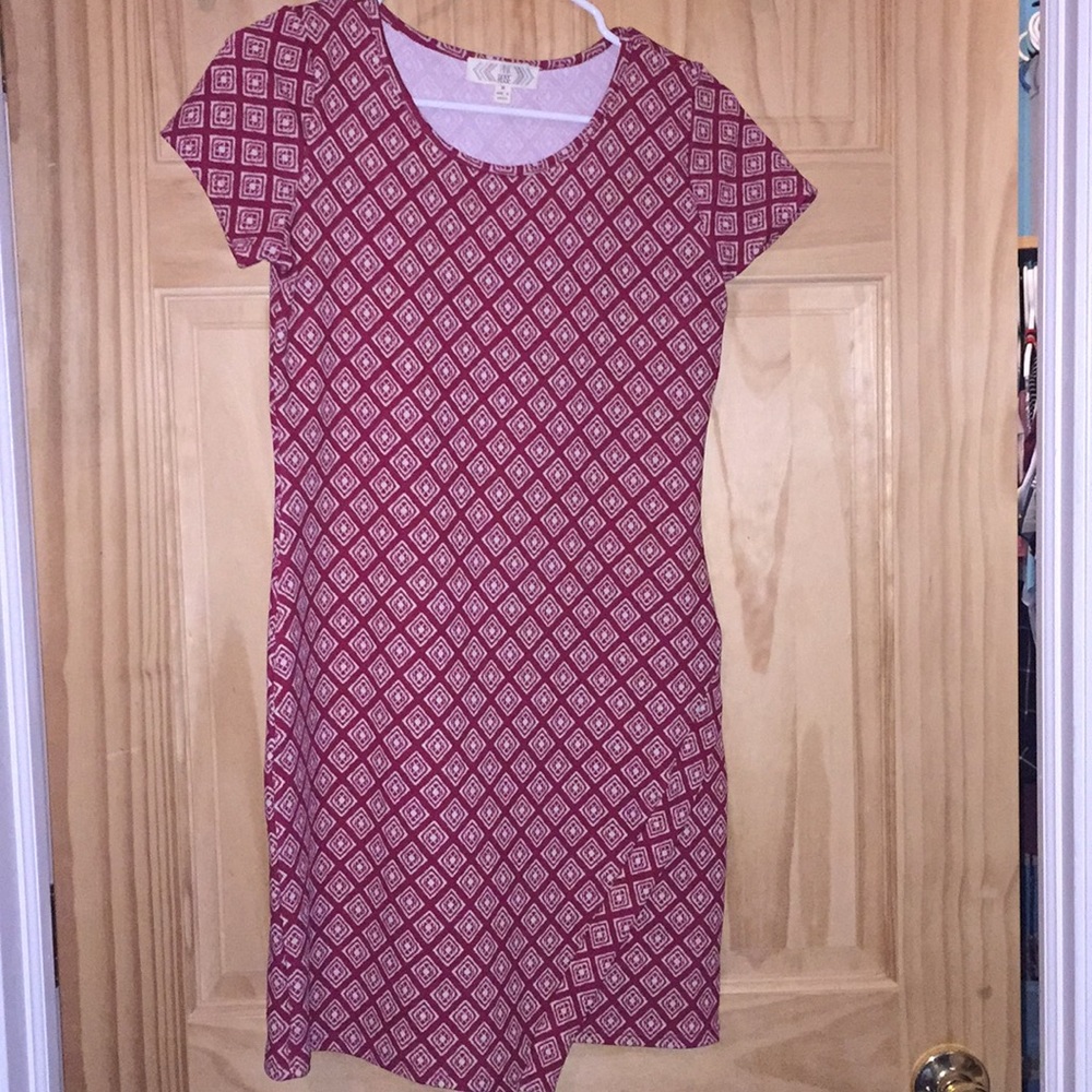 Pink Rose Dress